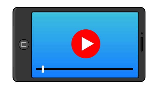動画の音声を流している人
