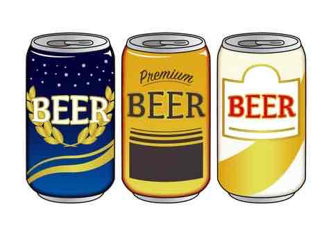 通勤電車の中でお酒を飲む人